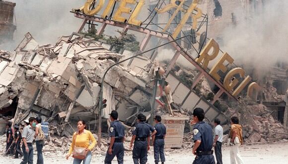 Sismo del lunes 19 de septiembre en Michoacán revivió el fantasma del terremoto de1985 de magnitud 8,1, que dejó 10,000 muertos en Ciudad de México (Foto: Archivo/ AFP).