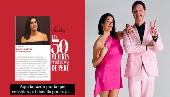 Por qué Cristian Rivero considera “poderosa” a Gianella Neyra tras elección de las 50 mujeres más poderosas del Perú de FORBES