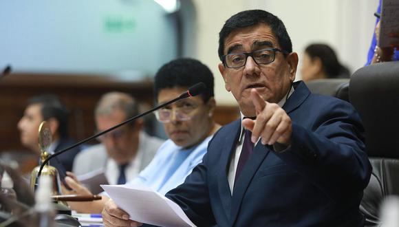 El presidente del Congreso, José Williams, aclaró el servicio de buffete que se brinda a los legisladores. (Foto: Congreso)