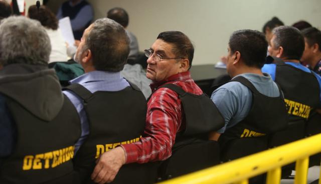 Este miércoles se retomó la audiencia contra los presuntos miembros de la organización criminal Los Intocables Ediles, investigados por corrupción. (Foto: Hugo Pérez / El Comercio)