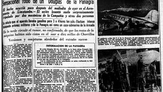 Alerta Aeropuerto: cómo se robaron un avión en el aeropuerto de Lima hace 75 años