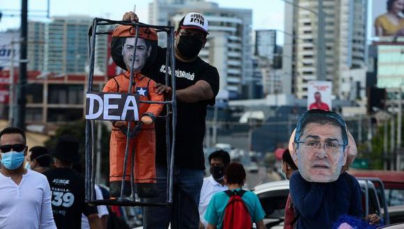 Los partidarios de la oposición se han hecho eco de los señalamientos contra Juan Orlando Hernández. (Getty Images).