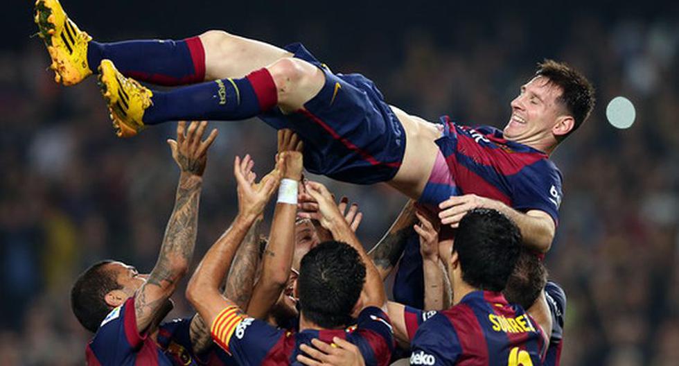 Lionel Messi por todo lo alto (Foto Fcbarcelona.es)
