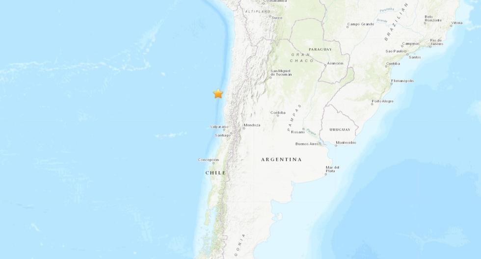 Un sismo de magnitud 6,6 se registra en el norte de Chile sin riesgo de tsunami