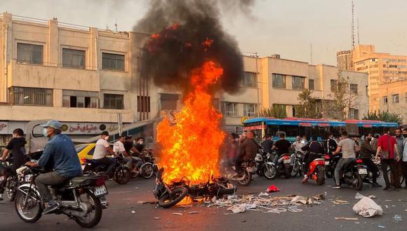 Más de 150 personas han muerto en Irán en la represión de las protestas por la joven Mahsa Amini. (GETTY IMAGES).