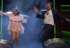 Jennifer López y Jimmy Fallon comparten divertida rutina de baile | VIDEO