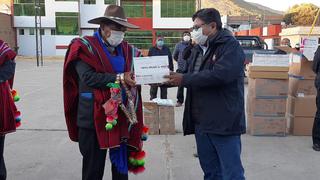 Puno: entregan 1500 pruebas rápidas de COVID-19 a tenientes gobernadores de la provincia de Huancané