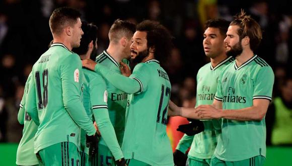 Real Madrid, tras eliminar al Unionistas de Salamanca, se medirá al Zaragoza. (Foto: AFP)