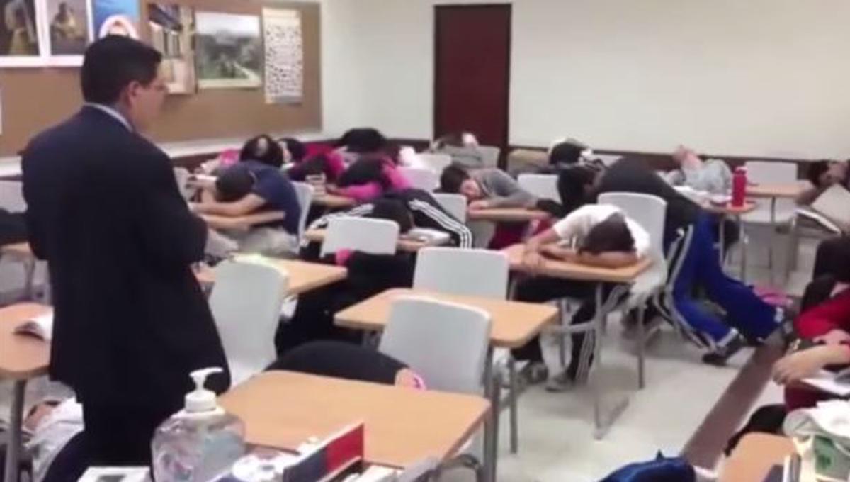 Alumnos realizan “bromas pesadas” a sus profesores [VIDEO]