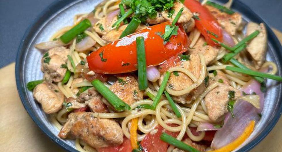 Your first sautéed chicken noodle? The infallible recipe to shine in the kitchen
