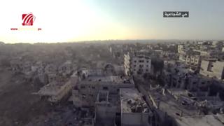 La destrucción de Gaza vista desde el cielo [VIDEO]