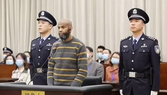 Lectura de la sentencia del ciudadano estadounidense Shadeed Abdulmateen en Ningbo, Zhejiang, China, el 21 de abril de 2022. (Foto: Ningbo Intermediate People's Court)