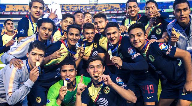 América derrotó a Tigres por 2-0 y se proclamó campeón del Apertura Sub 17. (Foto: @America_FB)