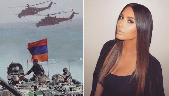 Kim Kardashian apoya a Armenia en su conflicto con Azerbaiyán