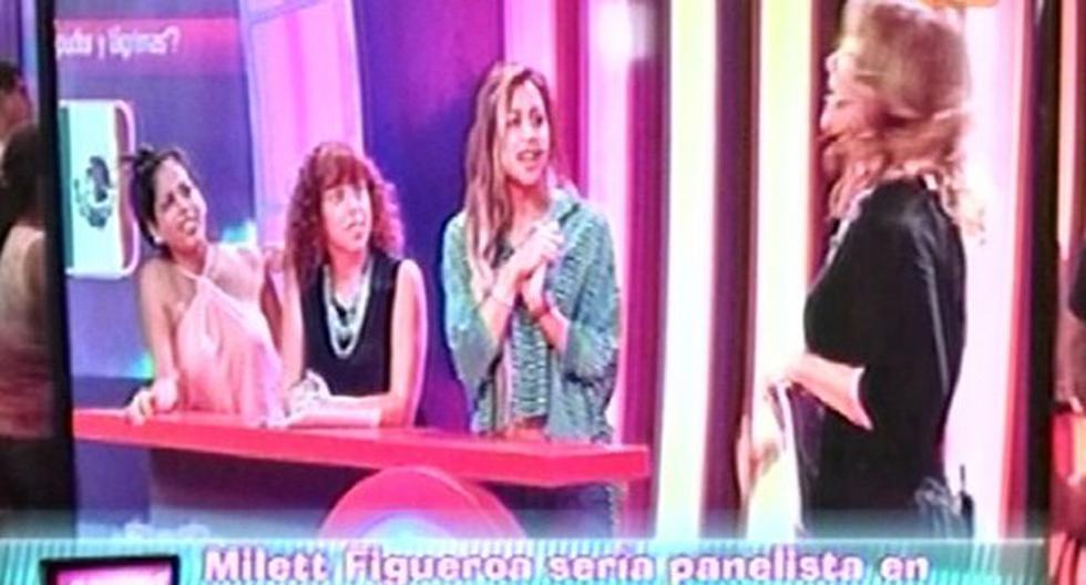 Milett Figueroa estaría en programa de Alessandra Rampolla como panelista. (Foto: Captura América TV)