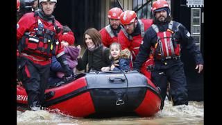 Las "inundaciones de Navidad" en el norte de Inglaterra [FOTOS]