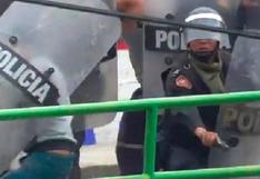 La Oroya: policía que disparó contra manifestantes fue retirado
