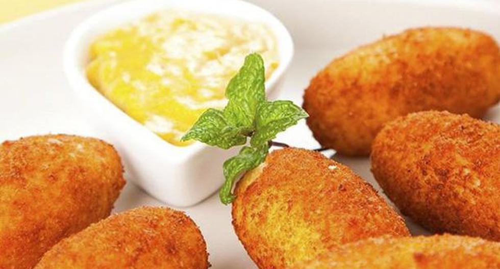 Estas croquetas puedes disfrutarlas con tu salsa favorita. (Foto: Cafeladería 4D)