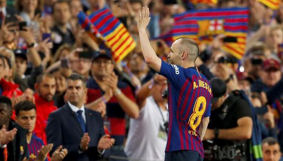 Barcelona ganó 1-0 a la Real Sociedad en el último partido de Andrés Iniesta. (Foto: AFP)