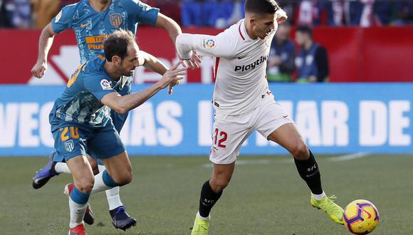 Atlético de Madrid vs. Sevilla EN VIVO ONLINE | HOY chocan por la fecha 18° en el Estadio Ramón Sánchez Pizjuán por la Liga Santander. (Foto: EFE)
