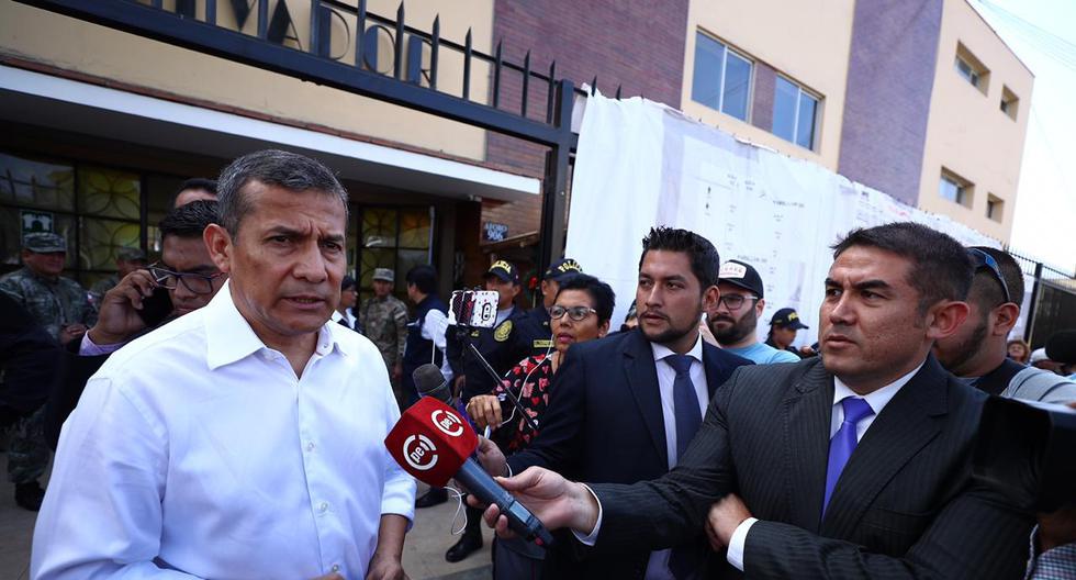 Ollanta Humala acudió en la mañana a votar al&nbsp;colegio Cristo Salvador, en Surco.&nbsp;&nbsp;(Foto: Daniel Apuy | GEC)