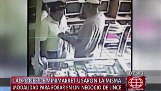 Captan a ladrones de minimarket de Santa Anita robando en Lince