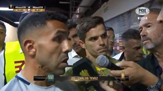 Boca vs. River EN VIVO: Tevez recordó incidente del gas pimienta y reprochó falta de apoyo del rival | VIDEO