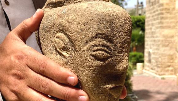 La estatua de 4.500 años de una diosa cananea encontrada en la Franja de  Gaza | diosa Anat | Narración | Historias EC | MUNDO | EL COMERCIO PERÚ