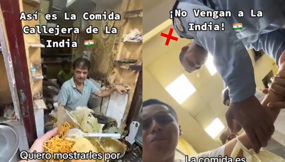 Viral: TikToker peruano compró comida callejera en la India y terminó hospitalizado de emergencia