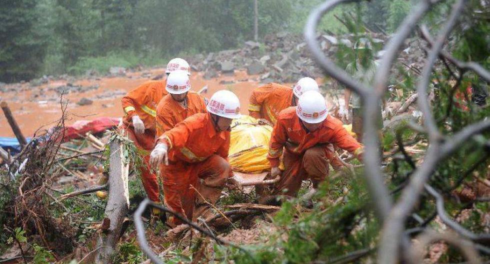 Rescatistas chino encontraron hoy seis cuerpos. (Foto: xinhua.org)