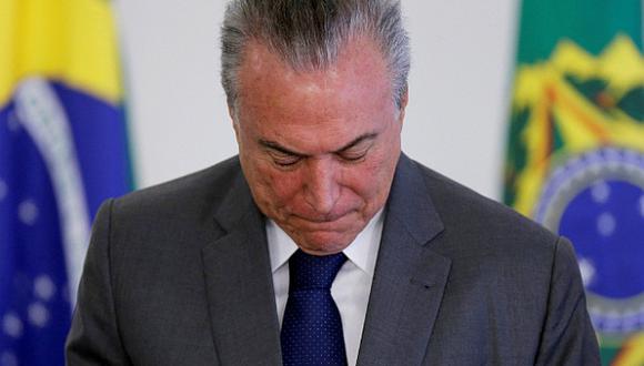 El presidente de Brasil, Michel Temer, se encuentra en el ojo de la tormenta tras la revelación de un audio. (Foto: REUTERS)