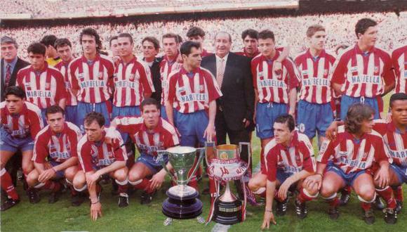 Atlético de Madrid obtuvo hace 20 años el doblete con Simeone