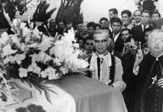 Entierro de José Santos Chocano en 1965 