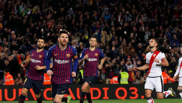 Barcelona vs. Rayo Vallecano EN VIVO EN DIRECTO: con Lionel Messi, se enfrentan en el Camp Nou. (Foto: Reuters)