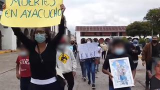 Ayacucho: familiares de hombre asesinado marcharon por las calles exigiendo justicia | VIDEO