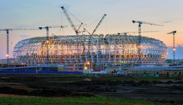 El Mordovia Arena, ubicado en Saransk, puede albergar a 45.000 espectadores. En el Mundial Rusia 2018, Perú jugará allí en su debut contra la selección de Dinamarca. (Foto: AFP)
