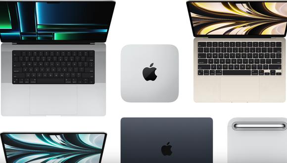 Apple reveló sus tres nuevas computadoras durante el WWDC 2023.