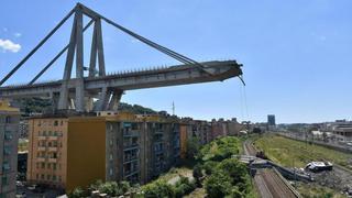 Génova: El peligro que acecha a los edificios ubicados bajo el puente caído | FOTOS