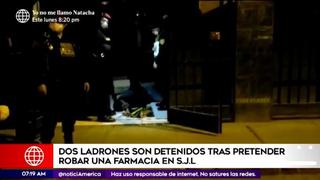 Coronavirus en Perú: Dos ladrones intentaron robar medicamentos en farmacia de SJL 