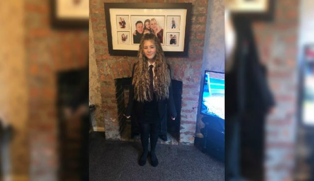 Scarlett O'Donoghue, de 14 años, fue impedida de ingresar a su centro de estudios por el uniforme que llevaba puesto. (Foto: SWNS)