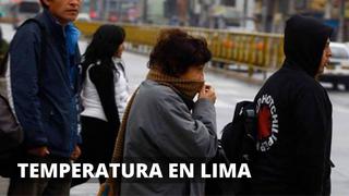 Temperatura en Lima hoy, MIÉRCOLES 31 | Qué pronostica Senamhi para el clima de hoy