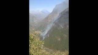 Puno: incendio forestal no puede ser controlado desde el sábado