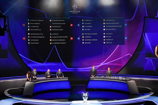 Se sortearon los grupos de la Champions League 2019-2020 en Mónaco. (Foto: EFE)