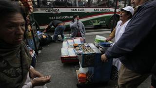 Municipio de Lima no pone fecha para retirar ambulantes