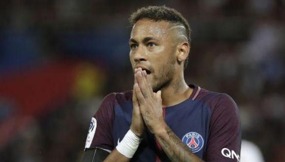 Neymar no estuvo en el último partido del PSG ante Montpellier por una lesión que sufrió en un entrenamiento. (Foto:AFP).