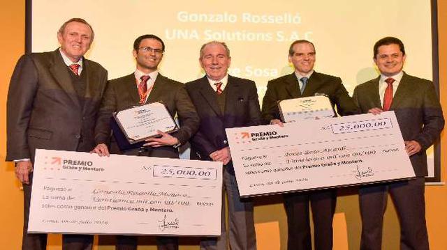 Ellos ganaron Premio Graña y Montero a la Ingeniería Aplicada - 2