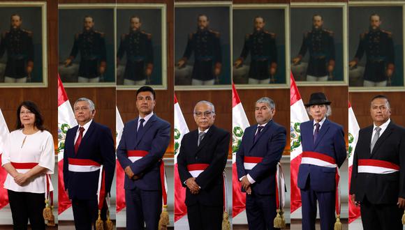 El Gabinete liderado por Aníbal Torres cuenta con seis ministros que se suman a la gestión de Pedro Castillo.