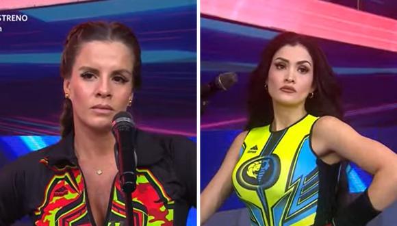 Alejandra Baigorria y Micheille Soifer sostuvieron un fuerte cruce de palabras en "Esto es Guerra". (Foto: captura América Televisión)