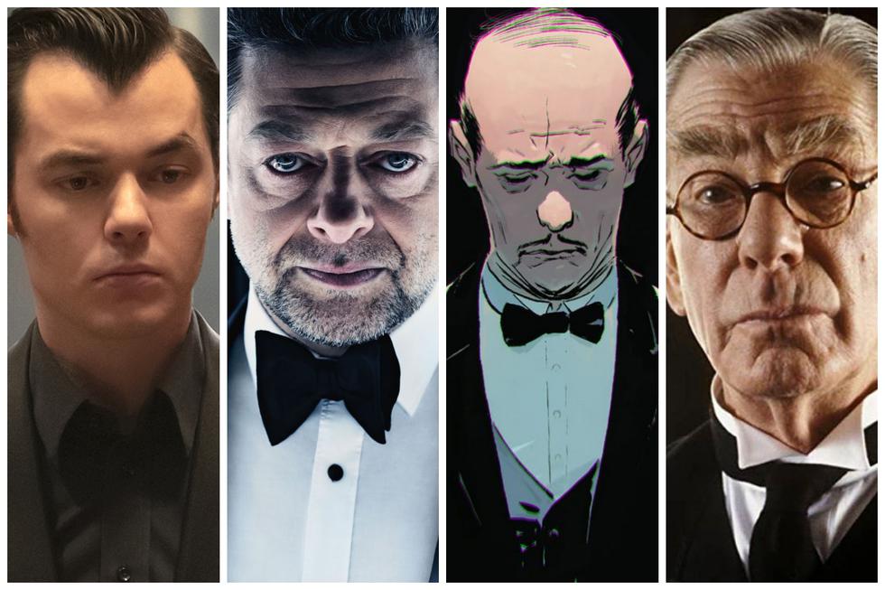 Considerado el más fiel aliado de Bruce Wayne y su alter ego Batman a lo largo de su vida, Alfred Pennyworth ha sido una presencia infaltable en todas las adaptaciones del héroe a la pantalla chica y grande. Presentado en 1943, el mayordomo inicialmente fue una contraparte más cómica para el 'caballero de la noche' y Robin, pero a lo largo de los años su figura ha madurado para convertirse en la principal figura paterna de Bruce luego del asesinato de sus padres. (Foto composición con imágenes de Warner Bros. Television, Warner Bros. Pictures y DC Comics)