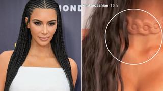 Kim Kardashian se 'implantó' un collar en el cuello y genera controversia en Instagram